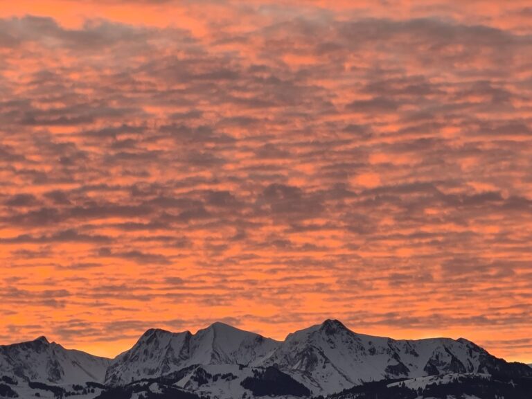 ciel en feu